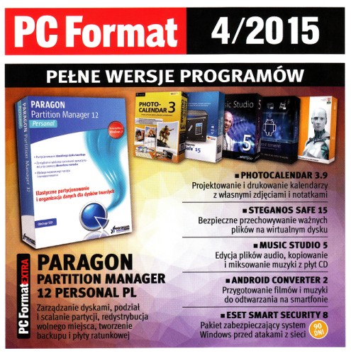PC Format 2012+2013+2014+2015 - obrazy płyt PC Format 2012+2013+2014+2015 - obrazy płyt