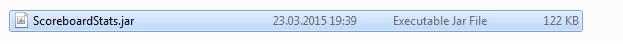 Select ScoreboardStats.jar file