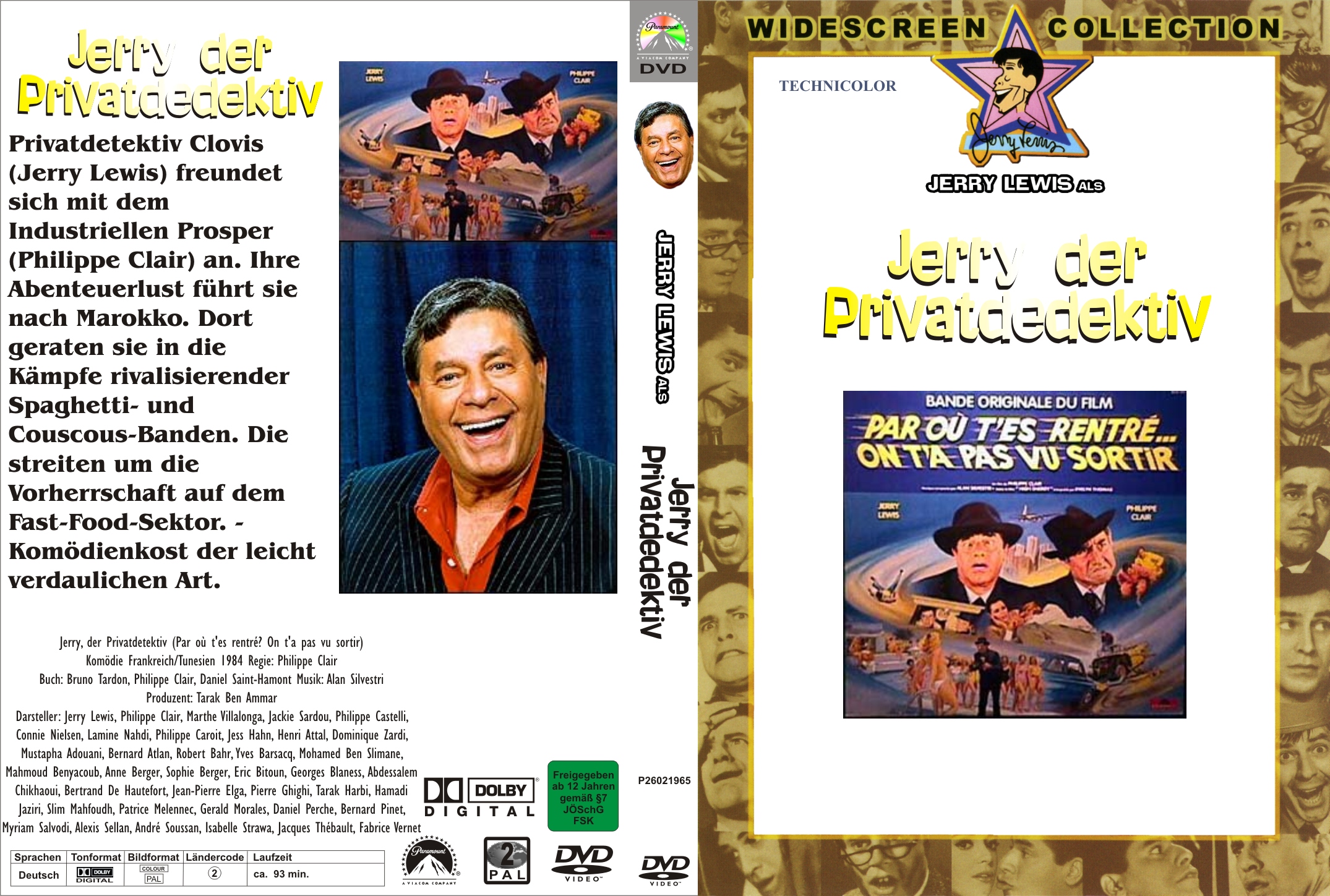 Par Ou T'es Rentre On Ta Pas Vu Sortir Dvd [Komödie] Jerry, der Privatdetektiv (1984) Untouched Boot DVD5 - Jerry