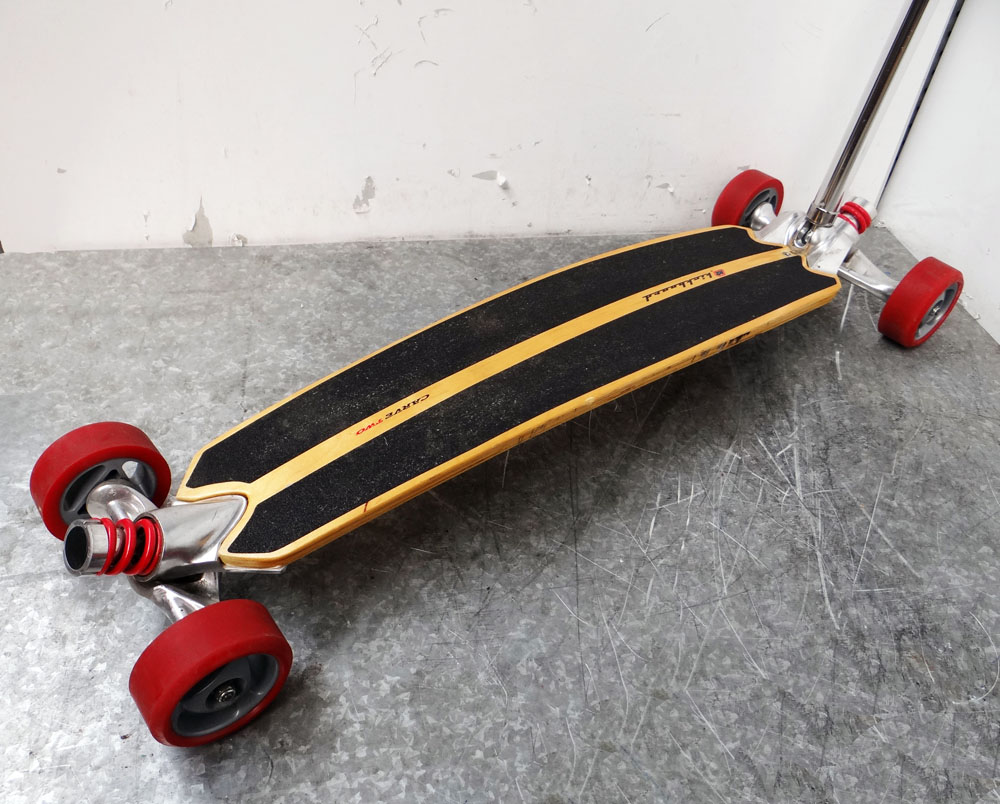 K2 Kickboard Carve Two das Original Kick Longboard Roller Carvetwo