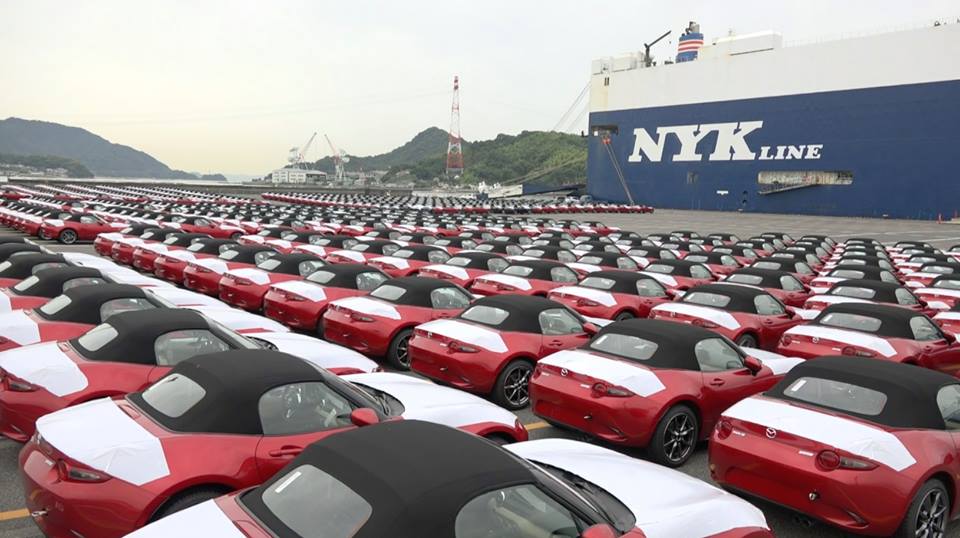 MX5 (ND) Mit welchem Schiff kommt mein Auto wann in Antwerpen an?