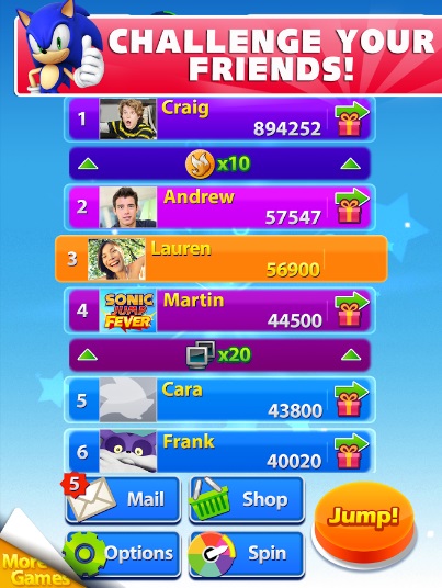 Sonic Jump Fever v1.5.3 Mod Hileli Apk İndir Sonic Jump Fever v1.5.3 Mod Hileli Apk İndir