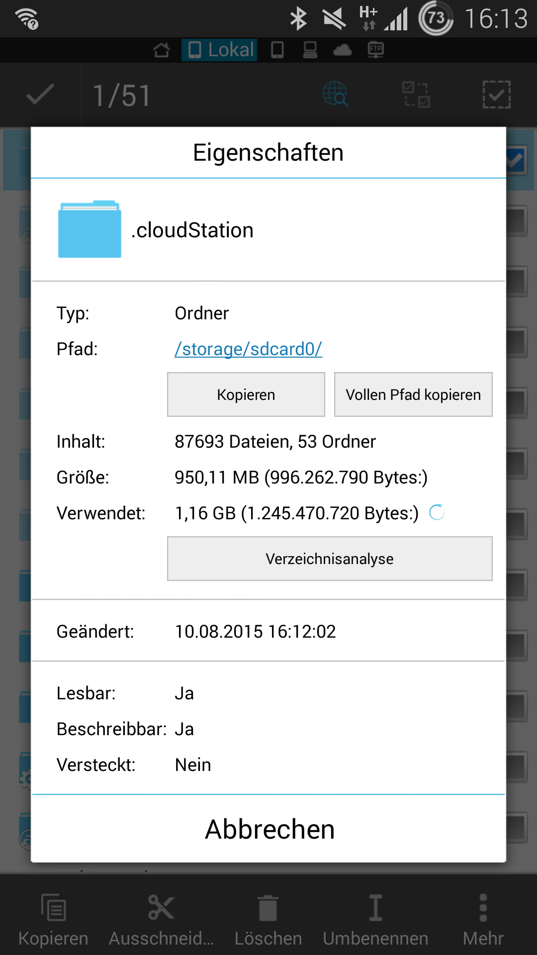 Android Ds Cloud App Cloudstation Uses Huge Data Space Synology Community