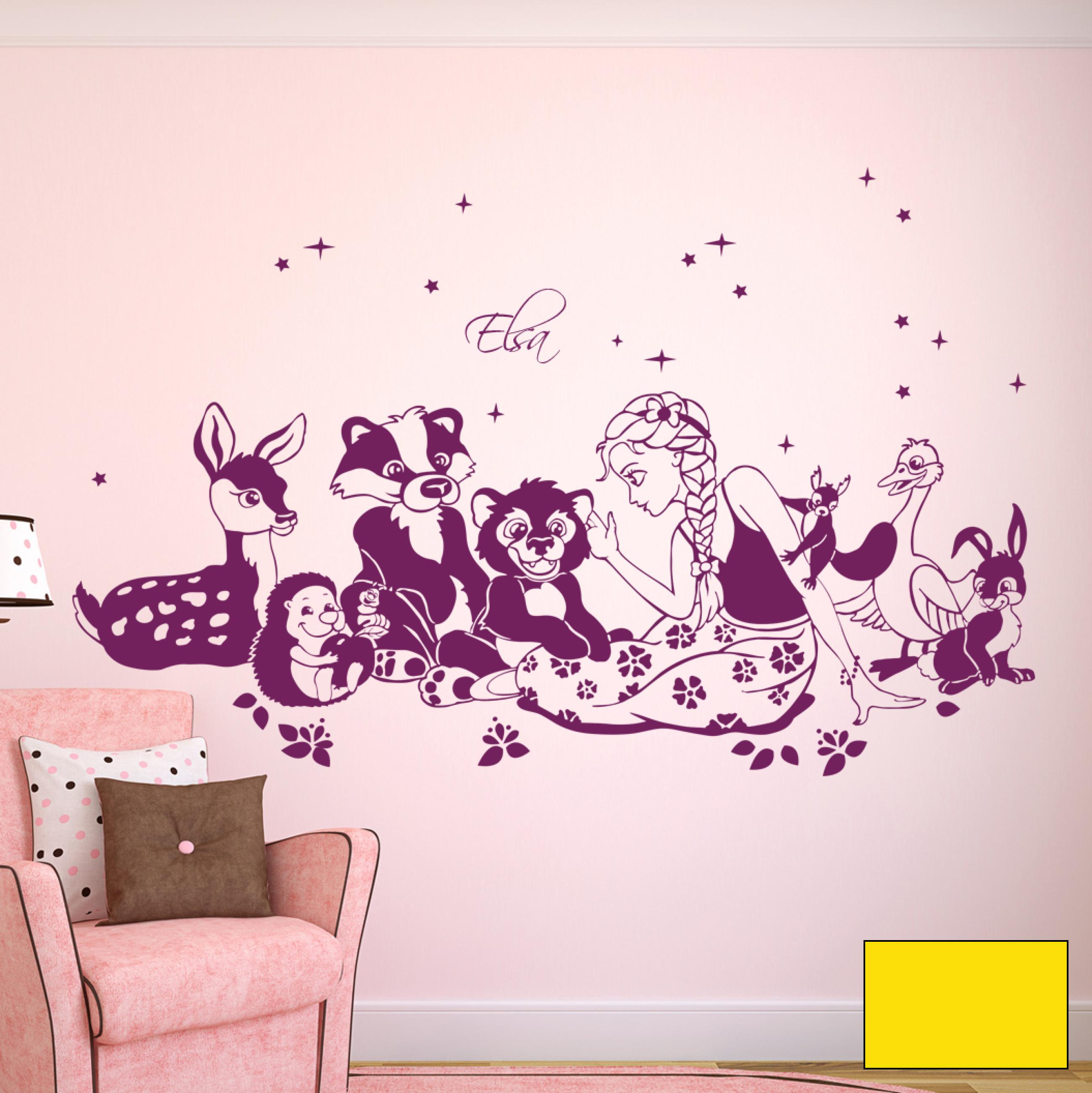 Wandtattoo Kinderzimmer Und Elsa wandtattoo prinzessin elsa tiere und name m1609 ebay Wandtattoo Kinderzimmer Und Elsa wandtattoo prinzessin elsa tiere und name m1609 ebay