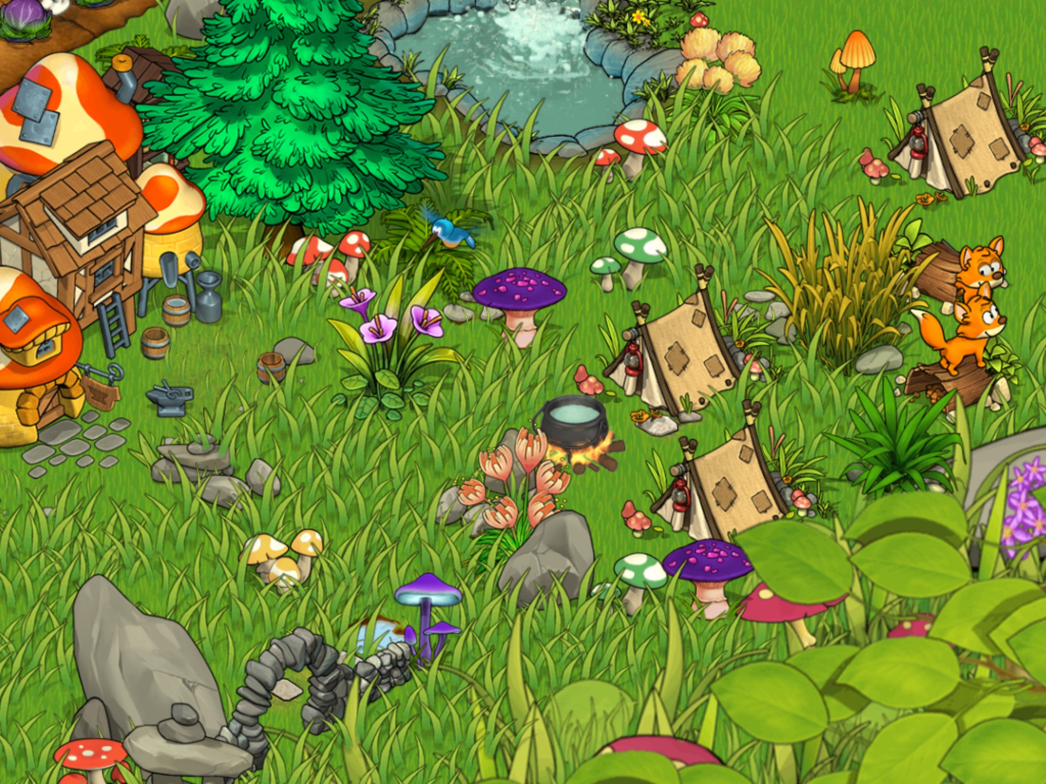 smurfs village and magical meadow