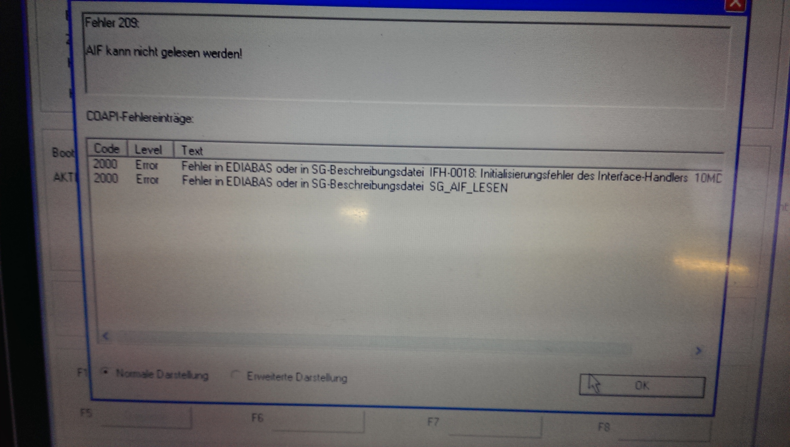 Winkfp error 209