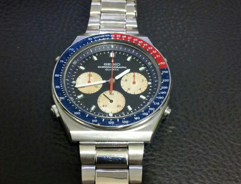 SOLD : Seiko 7A28-7100 Speedmaster Pepsi Quartz Chronograph | WatchUSeek  Watch Forums