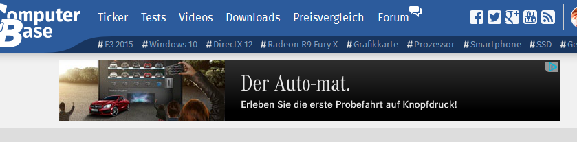 Probleme mit Anzeigen/Werbung auf ComputerBase (1. Beitrag beachten ...