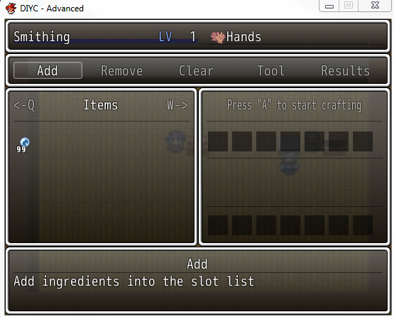 Crafting Script (