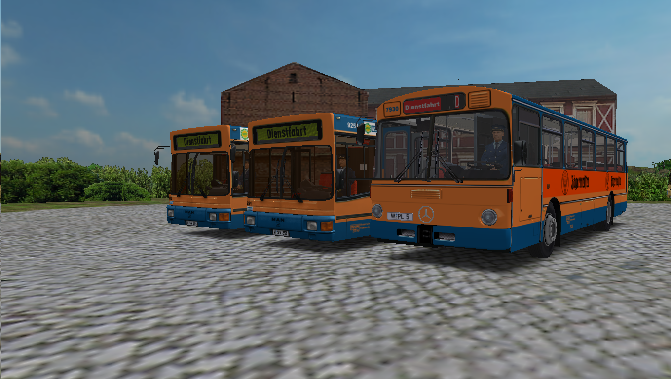 WSW Wagen 7930, 9251 und 9303  von vorne links