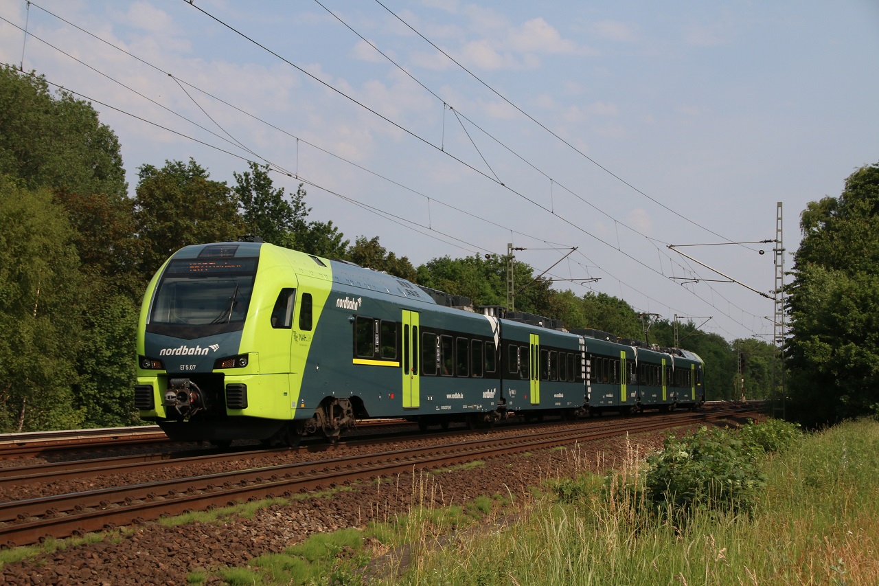 nordbahn ET 5.07 in Halstenbek